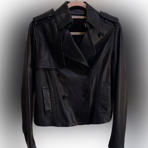 Vince Lamb Leather Jacket - Size Small